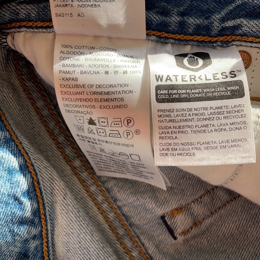 Levi’s Wedgie Straight Jeans Size 25 - Picture 6 of 8